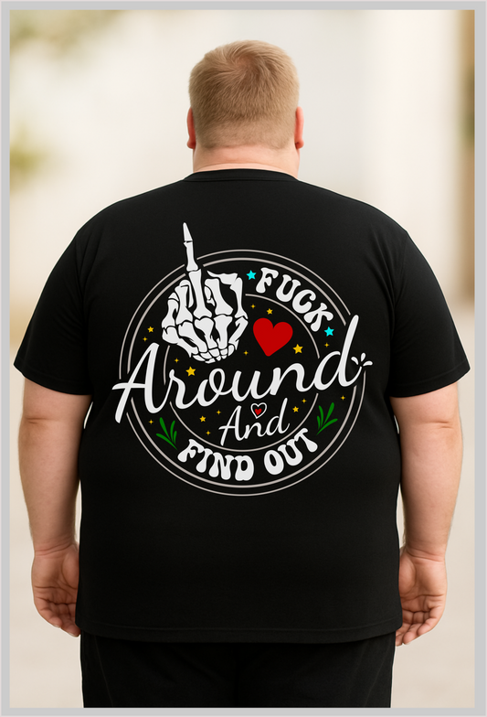 Savage Plus size oversized cotton black graphic tshirt streetwear