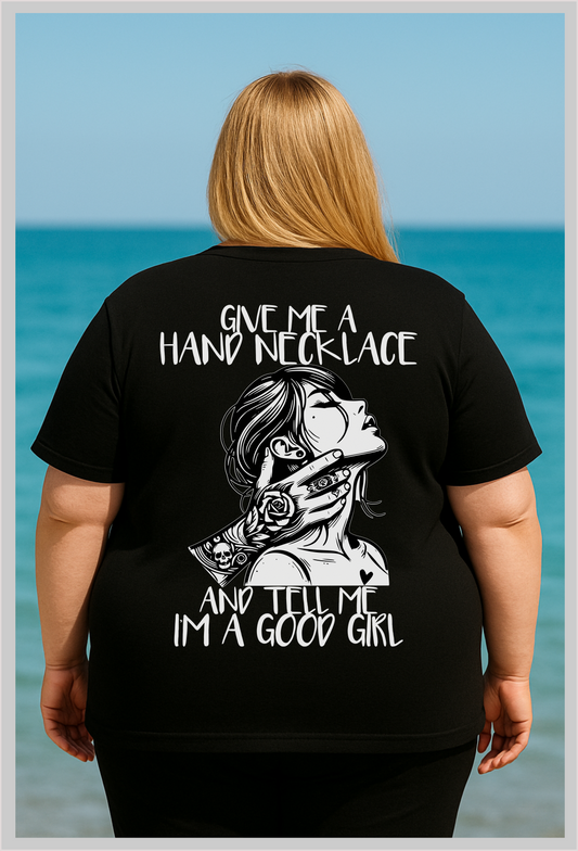 Smut collection oversized 100% cotton black graphic tee streetwear
Oversized plus size graphic cotton tee with bold print, up to 12XL