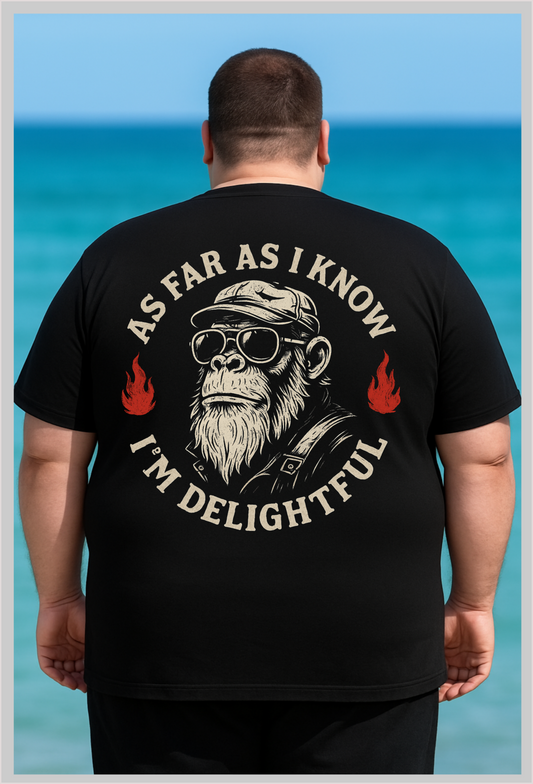 Savage mode oversized 100% cotton black graphic tee streetwear
Oversized plus size graphic cotton tee with bold print, up to 12XL