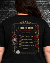 Dark Romance Library Card Tee