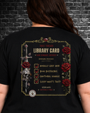 Dark Romance Library Card Tee