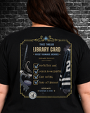 Hockey Library Card Tee