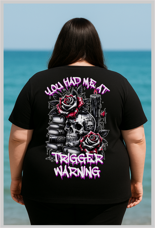 Smut collection oversized 100% cotton black graphic tee streetwear
Oversized plus size graphic cotton tee with bold print, up to 12XL