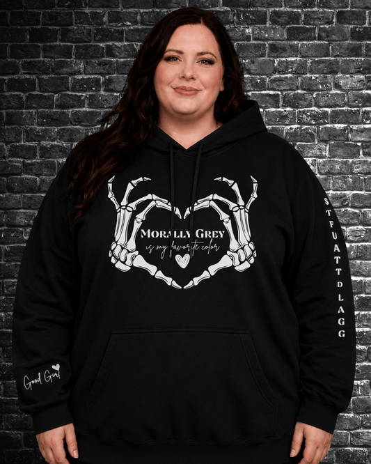 Plus size Morally Grey Hoodie
